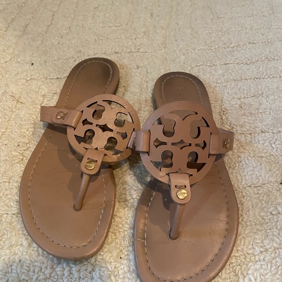 COPY - Tory Burch sandles in tan - Picture 2 of 2
